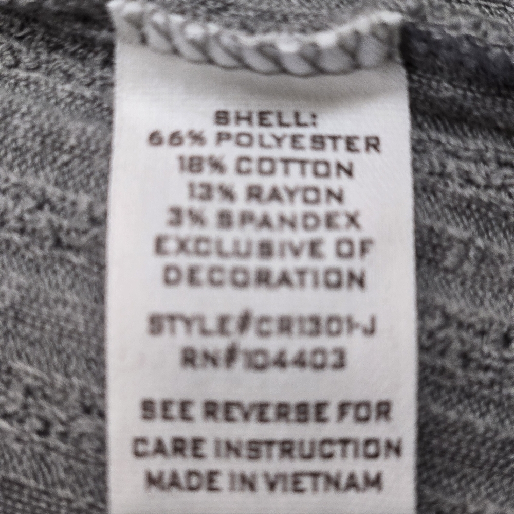 Blu Pepper Cozy Life Ribbed Gray Cardigan NWT. Size L - Picture 9 of 9